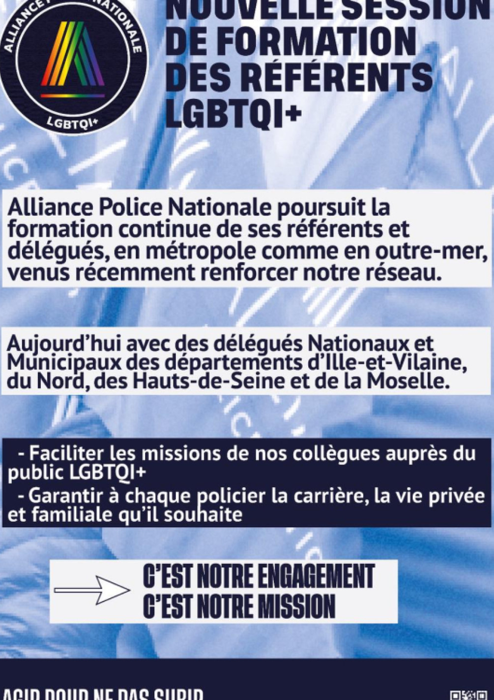 NOUVELLE SESSION FORMATION REFERENTS LGBTQI+
