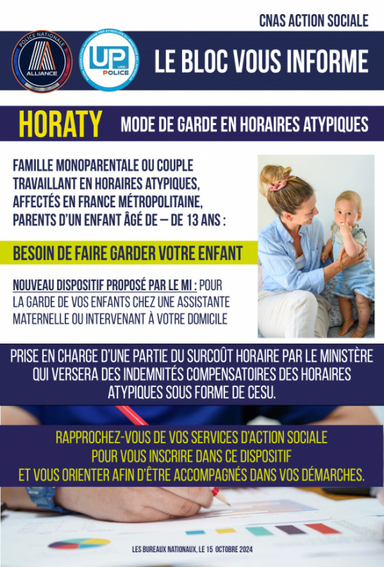 HORATY - MODE DE GARDE EN HORAIRES ATYPIQUES