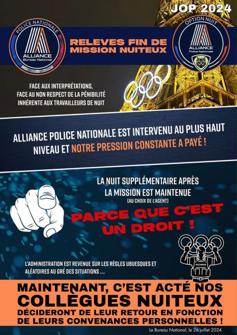 JOP 2024 Relèves de fin de mission nuiteux